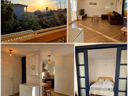 f2 meublé – refait à neuf  résidence calme et sécurisée  entrée de ville