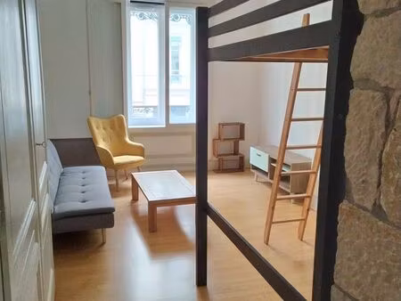 location charmant t1 bis meublé de 39m² proche quais du rhône - lyon 7