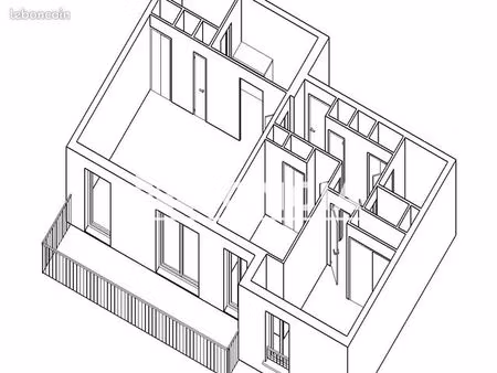 appartement 3 pièces 68 m²