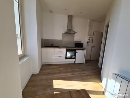 appartement t2 neuf (1 chambre) meublé hyper-centre chateaubriant 31m2