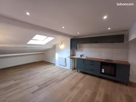 t2 duplex inversé entièrement rénové