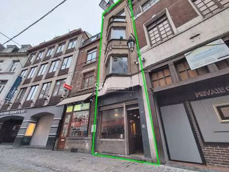 horeca à louer au cœur du centre historique de bruxelles