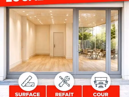 location commerce 19 m² à torcy (77200)