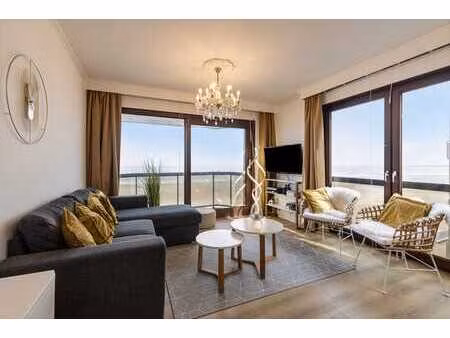 appartement de coin avec vue sur mer à vendre à blankenberge