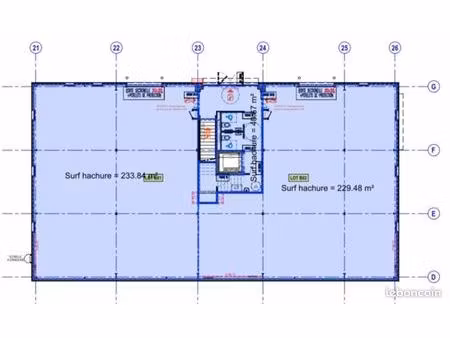 bureaux 499 m²