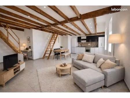 particulier loue t3 duplex meublé 70m