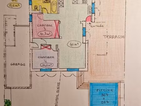 bas de villa complètement indépendant (1600e loyer)
