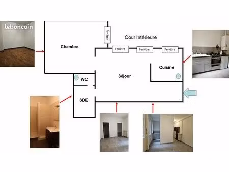 a louer t2 rénové proche préfecture