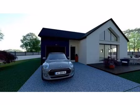 terrain avec maison neuve à vendre