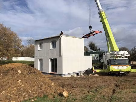 terrain avec maison neuve à vendre