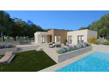 terrain avec maison neuve à vendre