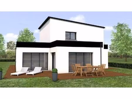 terrain avec maison neuve à vendre