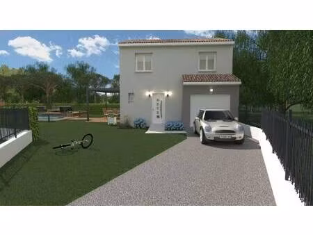 terrain avec maison neuve à vendre