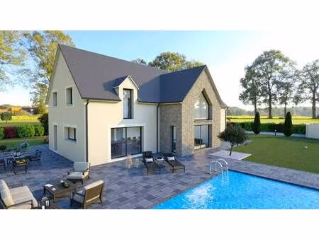 terrain avec maison neuve à vendre