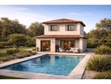 terrain avec maison neuve à vendre