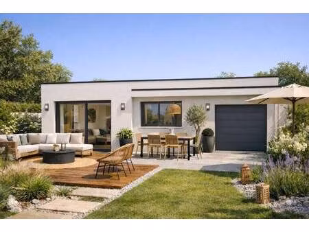 terrain avec maison neuve à vendre