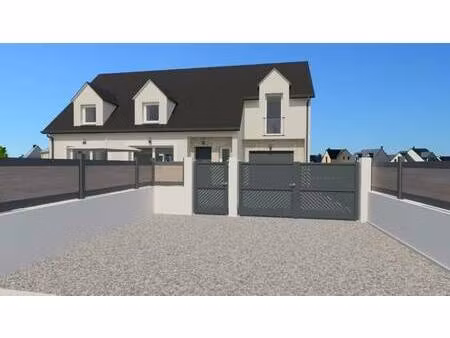 terrain avec maison neuve à vendre