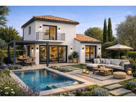 terrain avec maison neuve à vendre