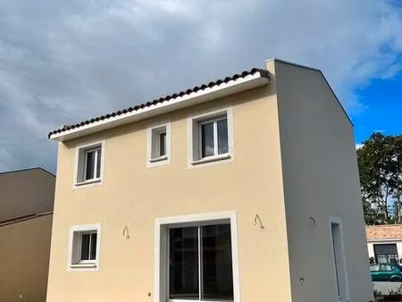 terrain avec maison neuve à vendre