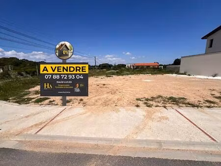 terrain constructible viabilisé à vendre