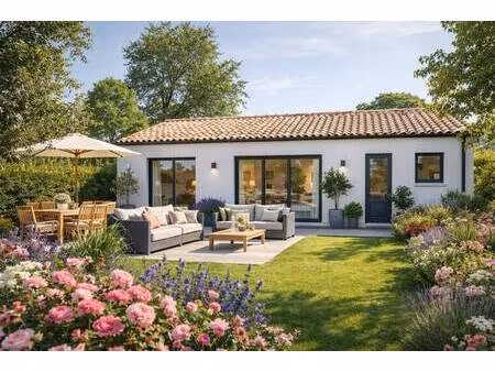 terrain avec maison neuve à vendre