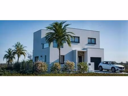 terrain avec maison neuve à vendre