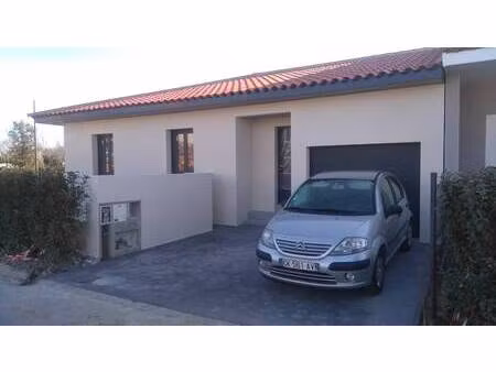 terrain avec maison neuve à vendre