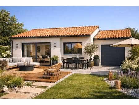 terrain avec maison neuve à vendre