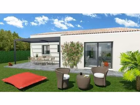 terrain avec maison neuve à vendre