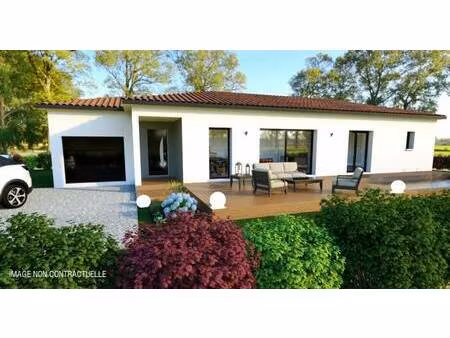 terrain avec maison neuve à vendre