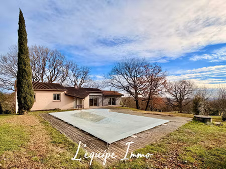 maison familiale avec piscine et vue sur les pyrénées