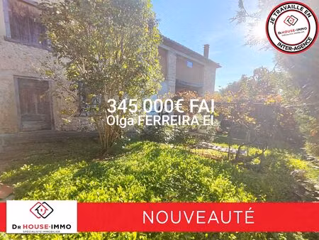 charmante bâtisse en pierre 340 m2 + parcelles 43.410m2 au total