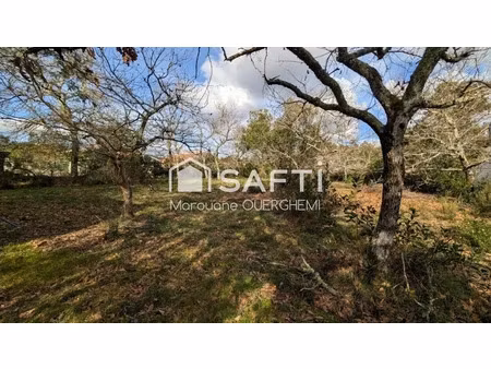 vente terrain 1150 m² à lanton (33138)  430 000 €