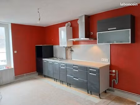 autun centre  60m2  deux pieces + cuisine