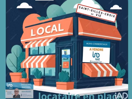 vente locaux professionnels 66 m² à saint-gilles-croix-de-vie (85800)  262 000 €