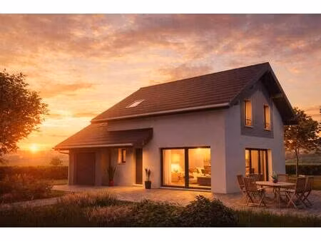 terrain avec maison neuve à vendre