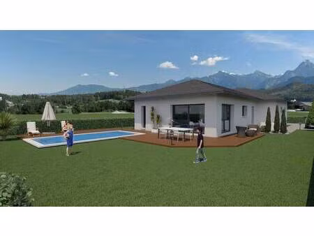 terrain avec maison neuve à vendre