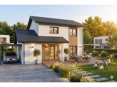 terrain avec maison neuve à vendre