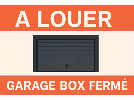 emplacement de parking situé dans un garage