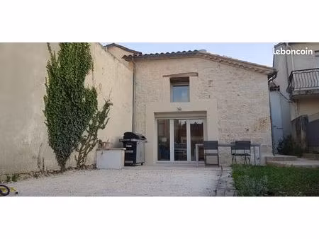 maison meublée laroque timbaut avec jardin