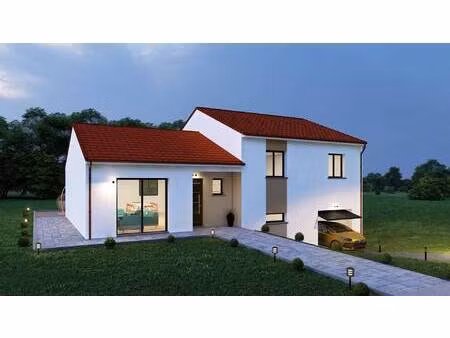 terrain avec maison neuve à vendre