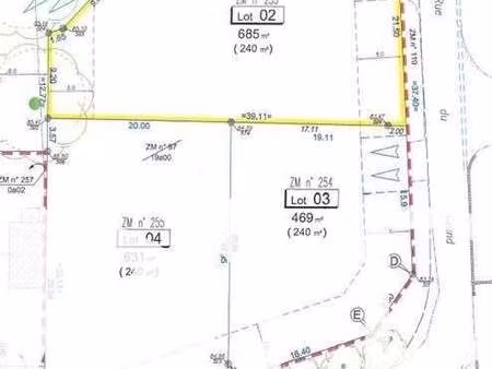 vente terrain à gennes-sur-seiche (35370) : à vendre / 685m² gennes-sur-seiche