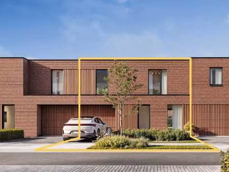 moderne nieuwbouw aan groenzone