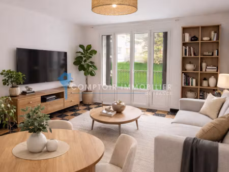 appartement 4pièce(s) 3chambre(s) 76 m² montpellier (34070)