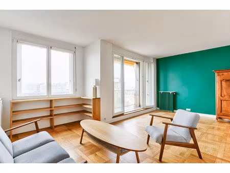boulogne billancourt - 3p  80m² balcon  traversant avec vue dégagée