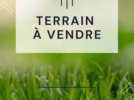 terrain constructible à vendre