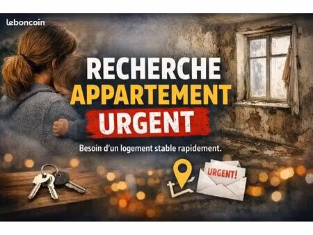recherche appartement t2/t3 urgence