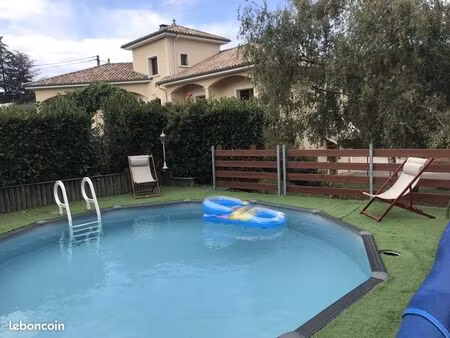 villa meublée 5 pièces 128m2 + piscine + garage