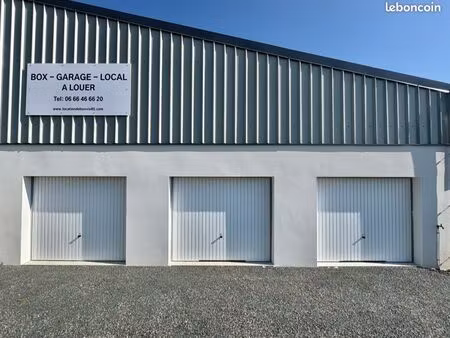 location de box 50m² - garages individuels- entrepôt - box à louer - hivernage à vix 85770