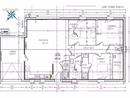 maison 4 pièces 90 m²